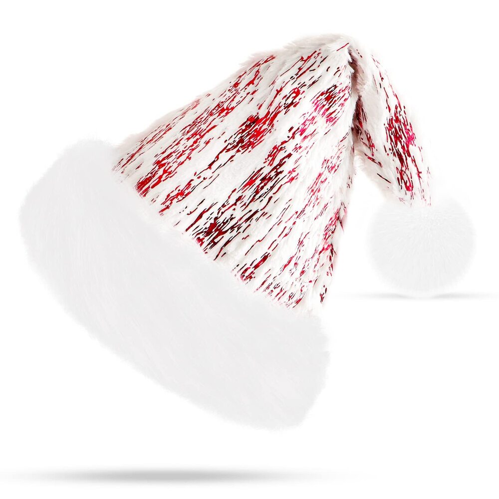 4172 Christmas Hat, Santa Hat, Thickened Soft Velvet Fabric,